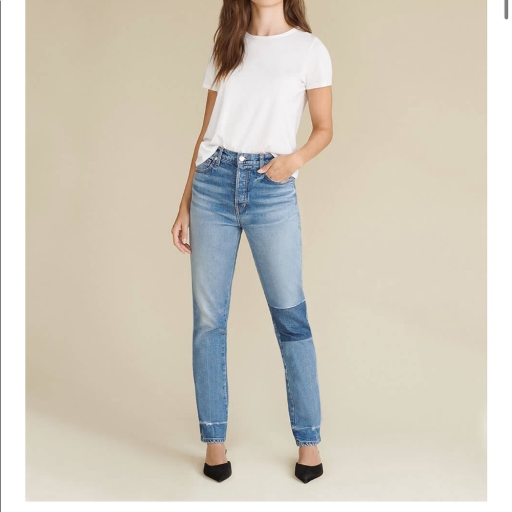 Veronica Beard High Rise Straight Jeans